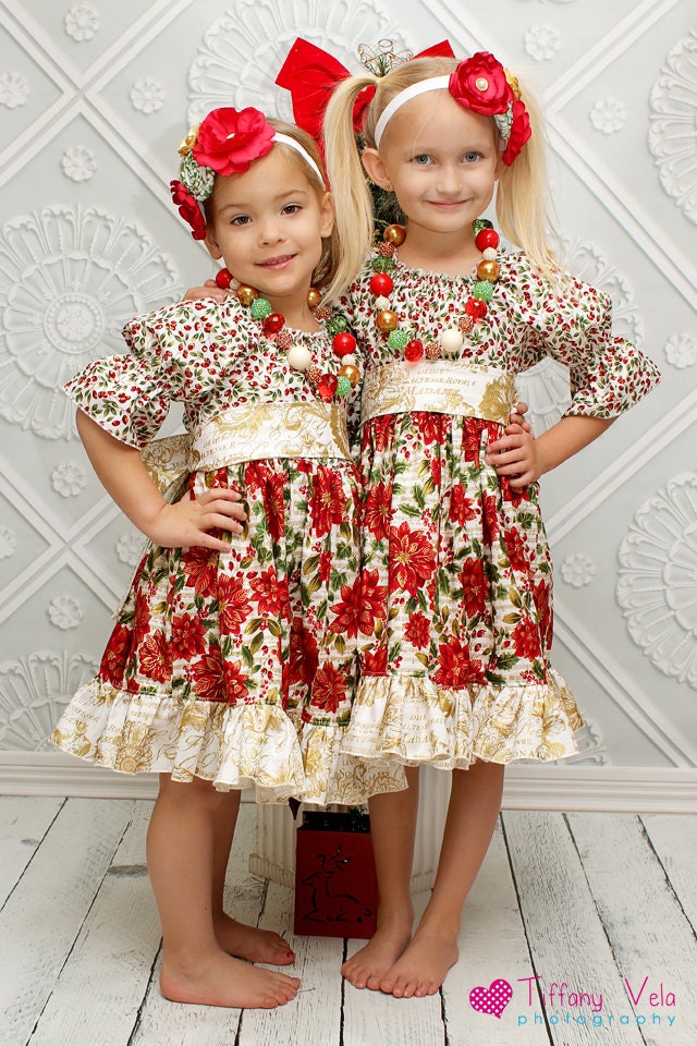Marissa's Perfect Peasant Dress PDF Pattern from Mix and Match Line size 6-12 months to size 8