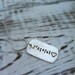 Grateful Heart Hand Stamped Dog Tag Necklace