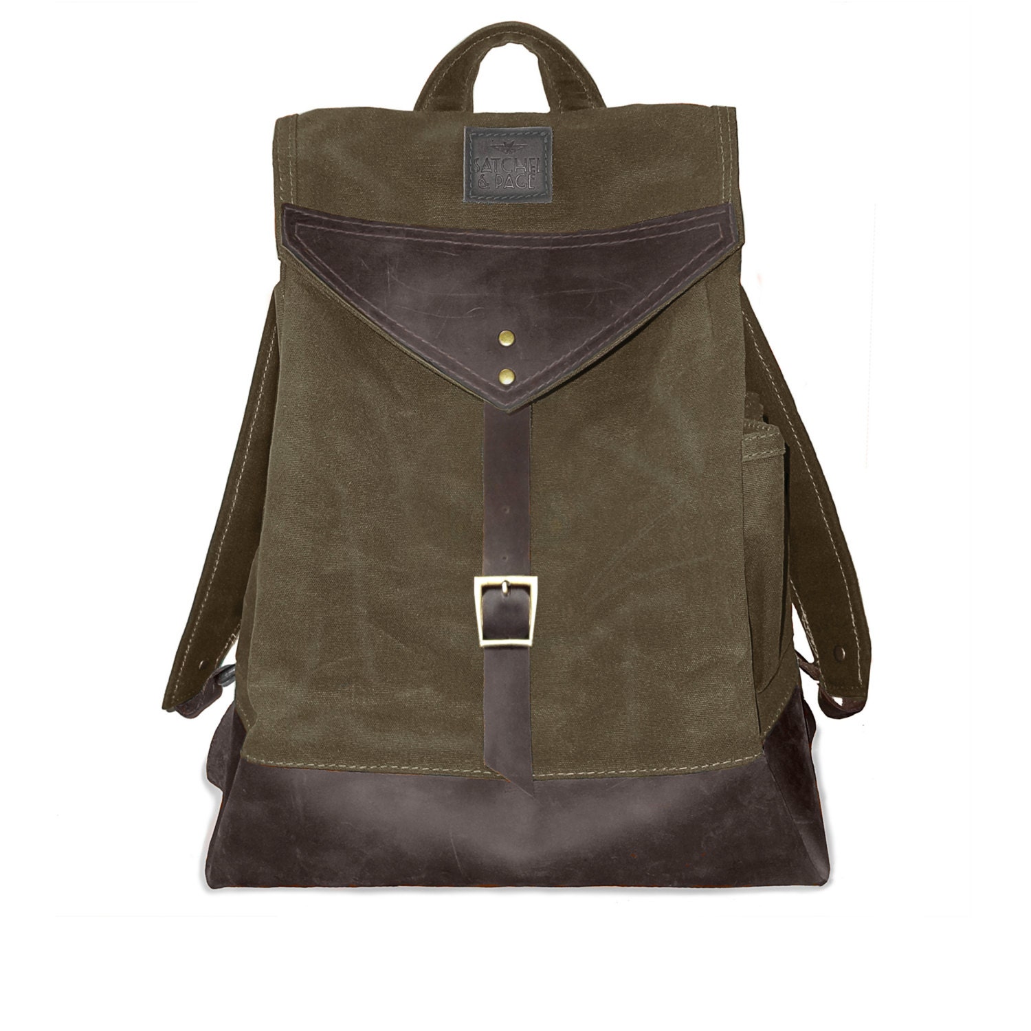 Laptop backback (olive)