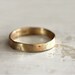 A rustic gold wedding band. 18k. Lulu