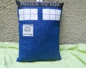 TARDIS Throw Pillow 12" x 16"