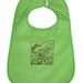 TerryCloth Bib with 'CLE 1942 Downtown Map' Design (Teal Blue, Pink, or Green)