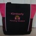 Tote Bag Personalized Student RN BSN Nurse Nursing Pediatrics Labor Delivery Med Tech PICU Grad Gift