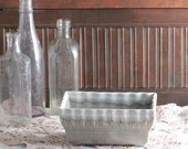 Vintage Bowl Planter Pottry Ruffled Grey Sage Green Blue Cream White Coronet