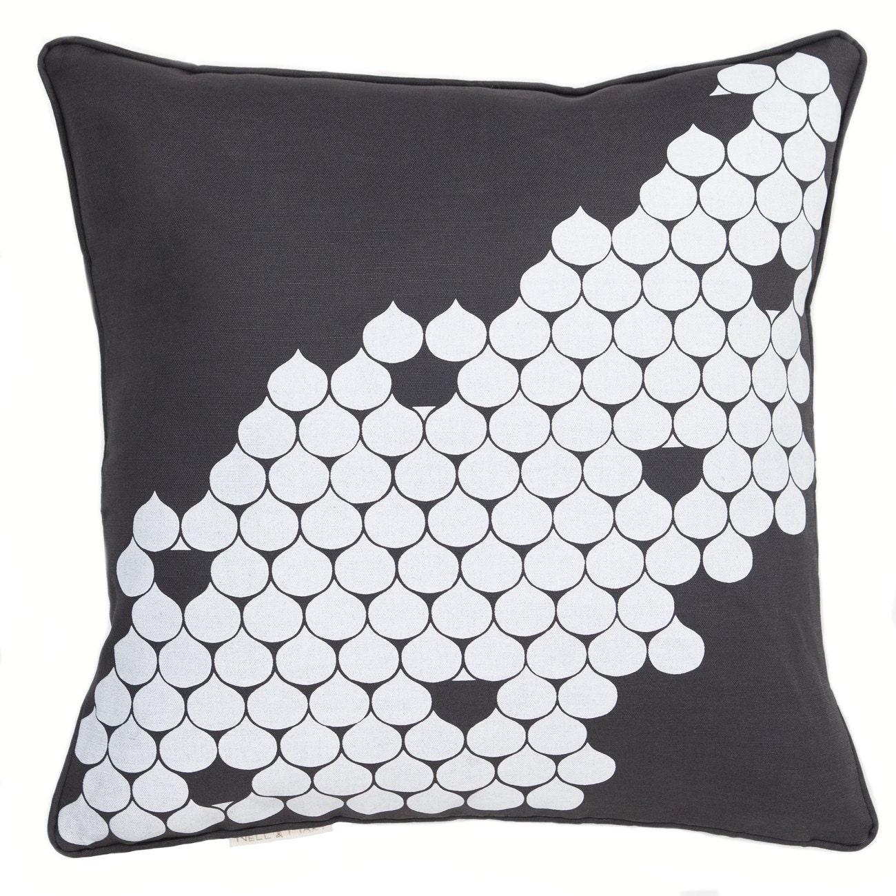 Modern Scales Pillow - Gray, 16 x 16
