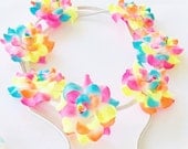 Festival Headband, Neon Rose by Lucky Girl