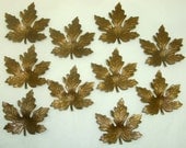 Medium Size Maple Leaf Stamping, Chocolate Ox, Item02536
