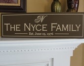 Personalized Family Name Signs CARVED Custom Wooden Sign Last name sign Established Custom Wedding gifts custom personalized sign