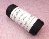 Sewing Thread 100% Cotton ( Black  ) ( 1 Roll ) Sewing Machine Use And Other Crafts  - KarPenaEnterprises