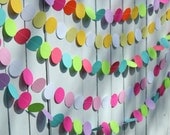 Birthday Party Decorations . Paper Garland Party Decoration . ANY COLORS Il_170x135