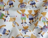 Children Fabric, Bear Fabric, Craft Fabric - Half Yard