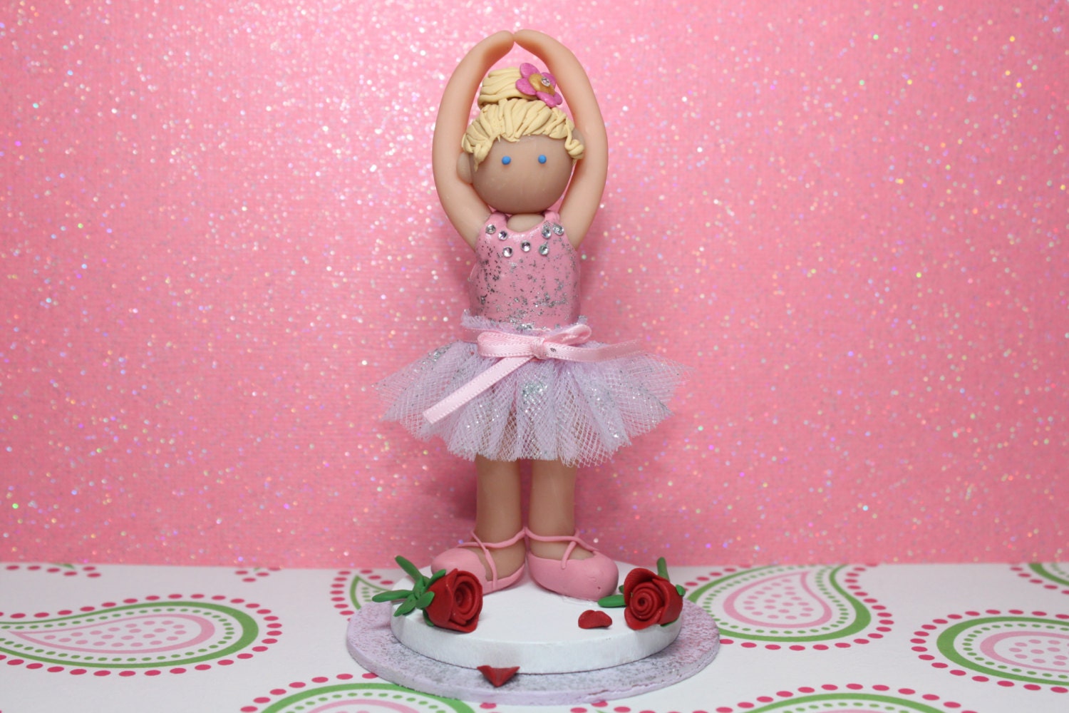 Little Ballerina Birthday cake topper