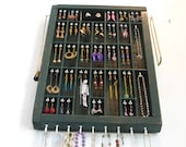 Printer drawer jewelry display with ring cubby