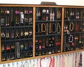 Jewelry Holder with ring storage and stud slots