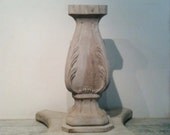 Antique Stripped Pine Table Base / Plant Stand