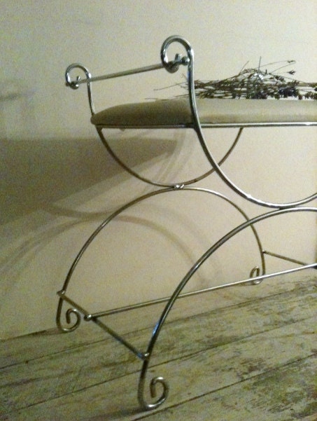 Industrial Chrome Bench