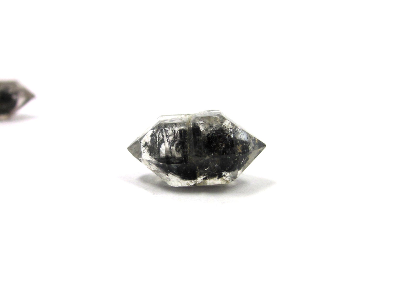 10% off SALE - Tibetan Quartz 2 Double Terminated Crystals 20mm and 21mm (Lot No. 2110) For Wire Wrapping and Jewelry Making