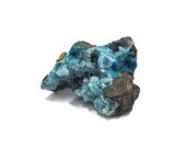 Chrysocolla Druzy Specimen 38mm x 38mm For Wire Wrapping and Jewelry Making, Blue, Turquoise (Lot No. 3810)
