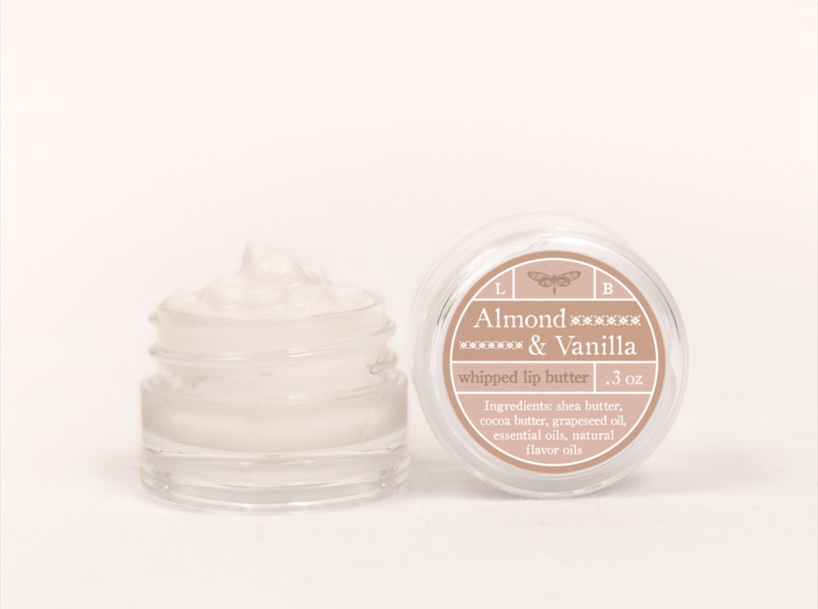 Whipped Lip Butter - Almond & Vanilla - Natural Icing for Your Lips