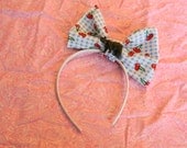 Cherry Bear Picnic Headband