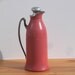 Vintage rustic cottage pink  insulated aluminum carafe