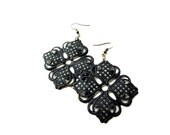 Brushed Black Metal Dangles