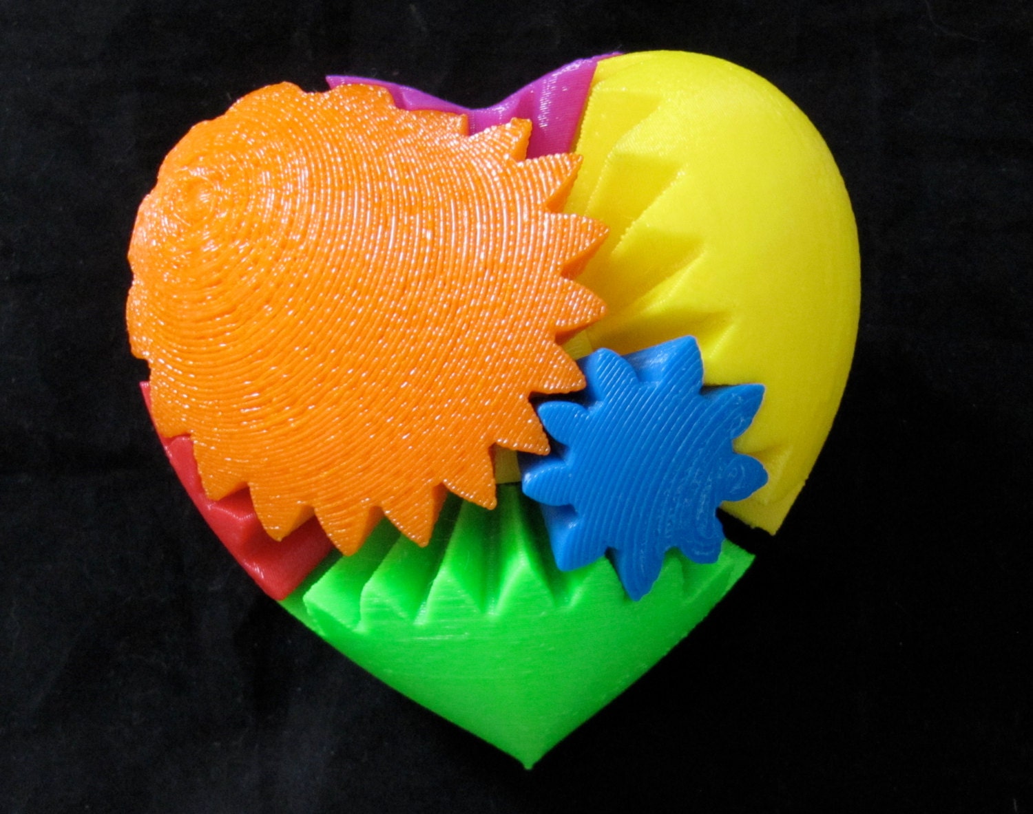 PRIDE Rainbow LGBT Heart Gift