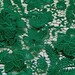 emeraled lace fabric, green venice lace fabric, Bridal Crocheted lace fabric, wedding gown lace abric