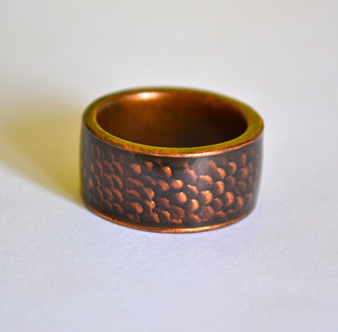 Vintage Copper Thumg Ring Unisex, Size 7.5 , Estate Sale, Item No. B417