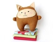 Stuffed Plush Toy Cat - Children plush Toys - Nursery Decor - Baby shower gifts - Fleece Animal Toys