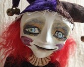 Polymer Clay Joker Doll Iscariot the Jester