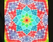 Rainbow Mandala Tie Dye Bandana