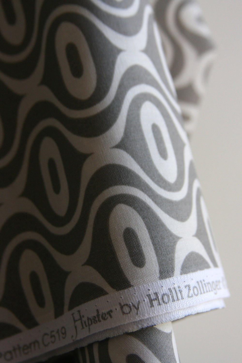 Rain Drop in Gray from the Hipster Collection from Riley Blake Fabrics - ONE FAT QUARTER Cut