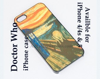 Doctor Who iphone 5 4 4s case Dr who tardis The scream, Dr Who phone case iphone 4 Art Digital Painting