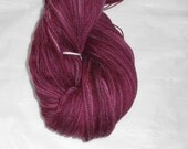 Luxury Hand Dyed Merino Wool Lace Yarn, 2-ply Deep Burgundy Black Tulips Sister