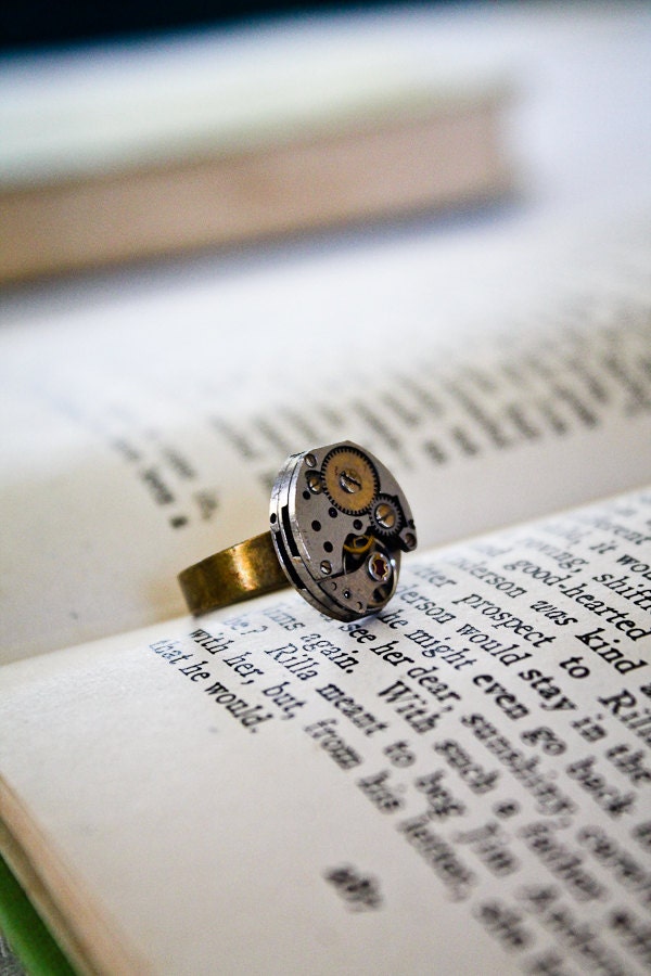 Vintage Steampunk Ring - Made in NZ