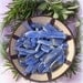 Rough blue kyanite mini spears, set of 5 - balance, alignment, finding your center - crown and throat chakras