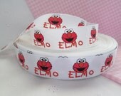 1 Yd Grosgrain Ribbon 7/8" Sesame Street Elmo