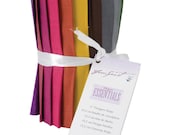 Cotton Fabric Designer Essentials Subtle Solids Collection 6" Fabric Solid Strips 100% Cotton 20 ct