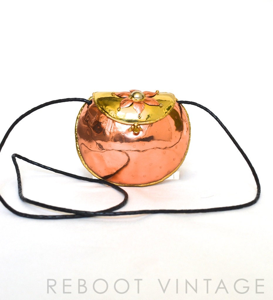 Vintage Copper Box Purse