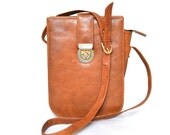 Vintage Leather Messenger Bag - Light British Tan - Ansar