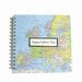 Fathers' Day Gift - Travel Journal with Custom Map