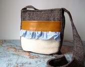 Oxford --crossbody ruffle bag