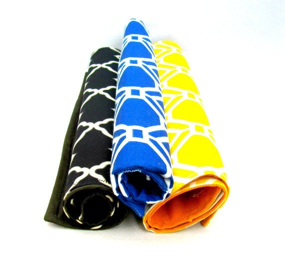 Bowl Mat, Water Repellent, Yellow - Set of Two