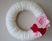Yarn Wreath Handmade Felt Decoration-12 inch