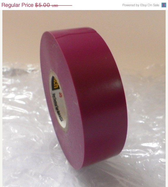 Hoop Tape - Violet Electrical tape roll 3/4 inch width vinyl