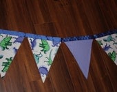 Dinosaur Birthday Party Fabric Garland