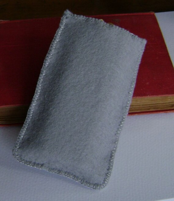 Phone mp3 Player Cosy Felt Pouch Hot Air Balloon Rainbow