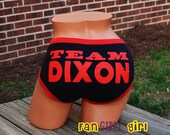 The Walking Dead TV show inspired Hipster Panties ... " TEAM DIXON " ...  are you a Daryl girl or a Merle lady - Womens Underwear