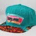 Custom San Antonio Spurs Strapback -- Bright Aztec Fabric